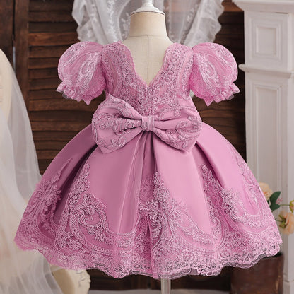 12M Baby Girl 1 Year Birthday Dress Newborn Christening Gown Infant Girls Dress Toddler Baptism Dresses Little Baby Vestidos