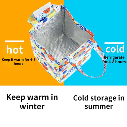 Fashion Lunch Bag Insulated Thermal  Lovely Cat Multicolor Breakfast Box Bags Women Portable Hand Pack Picnic Travel Products