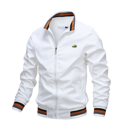 2022 Embroidery CARTELO Autumn and Winter Men&#39;s Stand Collar Casual Zipper Jacket Outdoor Sports Coat Windbreaker Jacket for Men