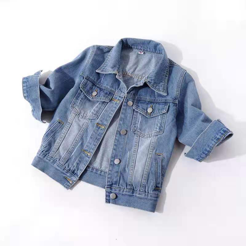 Denim Jacket Women 2022 Three Quarter Sleeves Jean Jacket Woman  Comfortable Denim Coat Chaqueta Vaquera Mujer Veste Jeans Femme