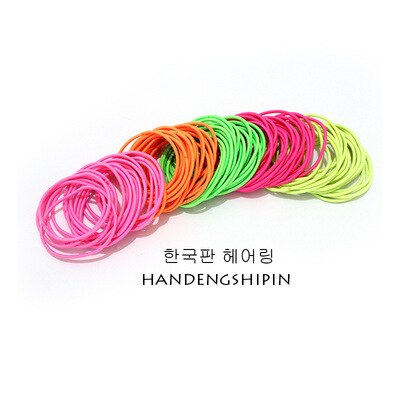 30/50/100pcs Hair Tie Girls with Black Hair Tie High Elastic Rubber Band for Women Men Thin Hair Tie Hair Accessories Hair Ties