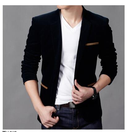 Men Corduroy Suits Jackets Male Smart Casual Dress Suits High Quality Blazers Slim Single-breasted Suits Jackets And Coats 4XL