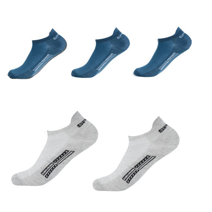 5 Pairs High Quality Men Ankle Socks Breathable Cotton Sports Socks Mesh Casual Athletic Summer Thin Cut Short Sokken Plus Size