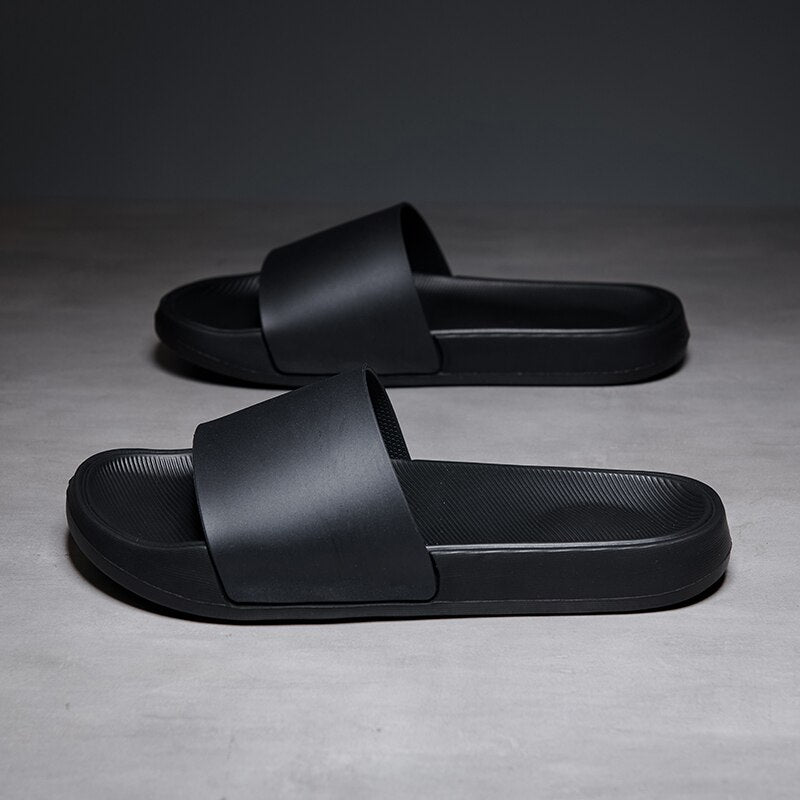 Summer Slides Men Indoor Outdoor Soft Slippers Home House Bedroom Mens Male Slide Slipper Sleepers Slipers Casual Sleeper EVA