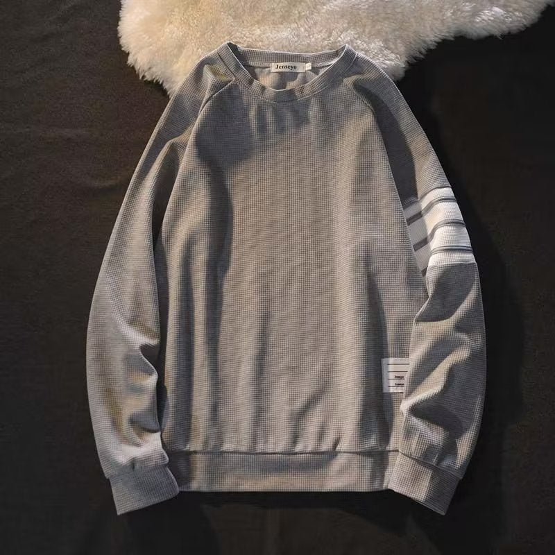 Spring Autumn Men&#39;s Sweatshirt Korean Fashion Streetwear English Long Sleeve Top Men Trend Men Clothing Harajuku Pullover Hoodie