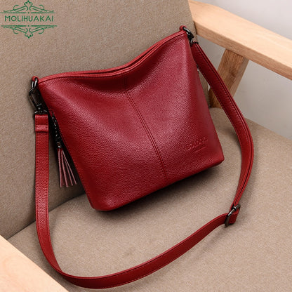 Soft Leather Hand Crossbody Bags for Women 2022 New Luxury Handbags Women Casual Shoulder Bag Designer Tote Bag bolsa feminina