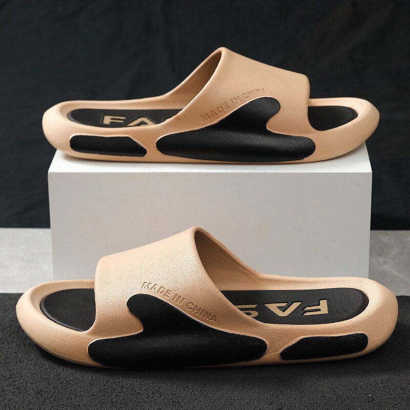 Slippers Men's Thick Soles Anti Slip Home Men's Slippers Women's Home Leisure Antiskid Mens Shoes Sleepers Men Slippers Men