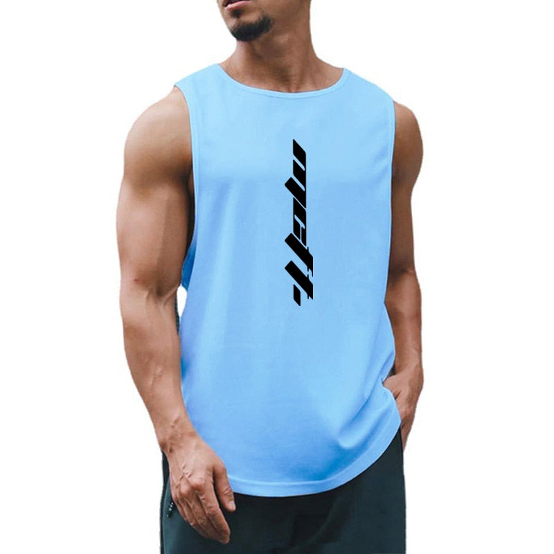 Muscleguys Gym Clothing Men Workout Tank Top Bodybuilding Vest Mesh Fitness Sleeveless Shirt Mens Sports Basketball Jerseys