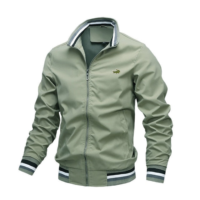 2022 Embroidery CARTELO Autumn and Winter Men&#39;s Stand Collar Casual Zipper Jacket Outdoor Sports Coat Windbreaker Jacket for Men