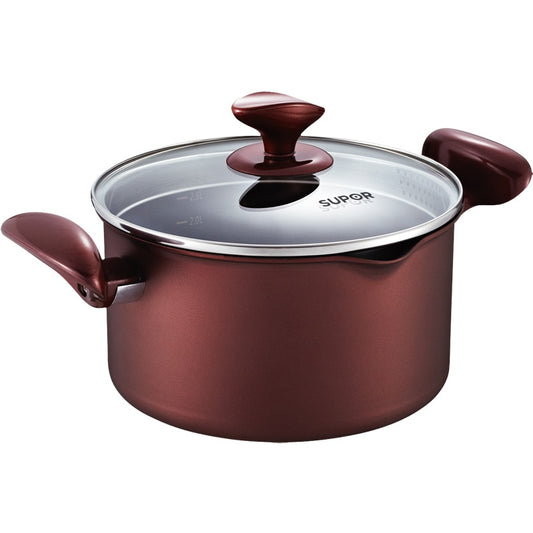 Supoer Soup Pot Non-Stick Pan Milk Pot Kitchen Stew-Pan Stew Pot Household Thickened Porridge Pot Deepening Binaural Kitchenware